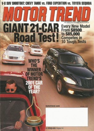 MOTOR TREND 2001 JAN - PT CRISUER---CAR OF THE YEAR